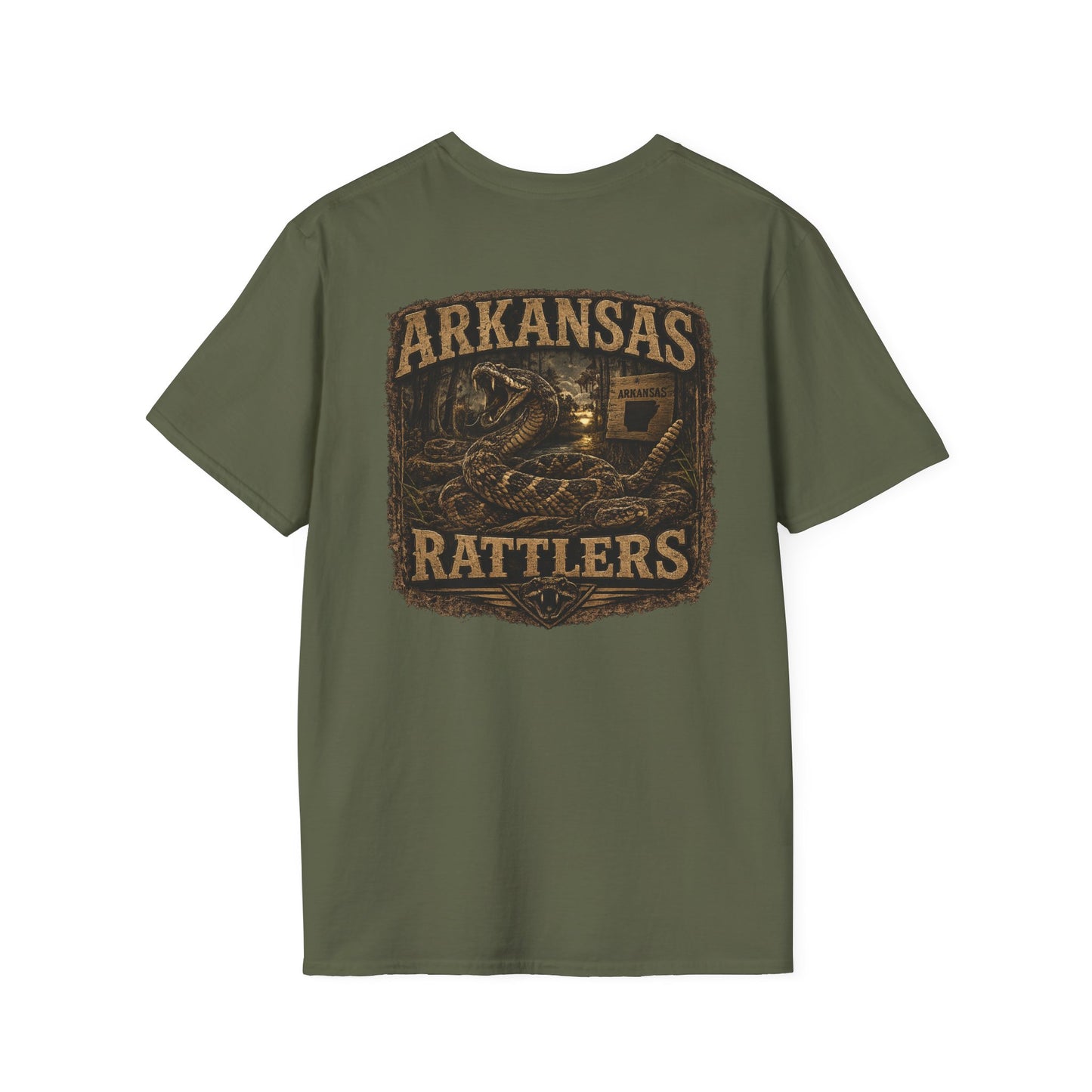 Arkansas Rattlers - Rattlesnake T-Shirt