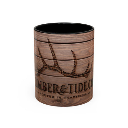 Timber & Tide Co. Wood Printed Coffee Mug