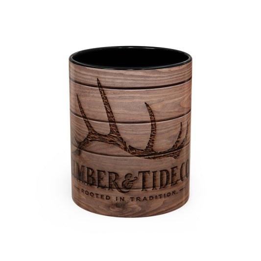 Timber & Tide Co. Wood Printed Coffee Mug