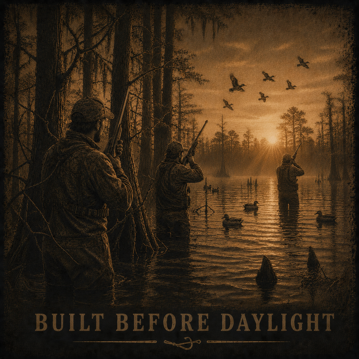 Built Before Daylight - Duck Hunting T-Shirt