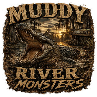 Muddy River Monsters Alligator - Timber & Tide Co. T-Shirt