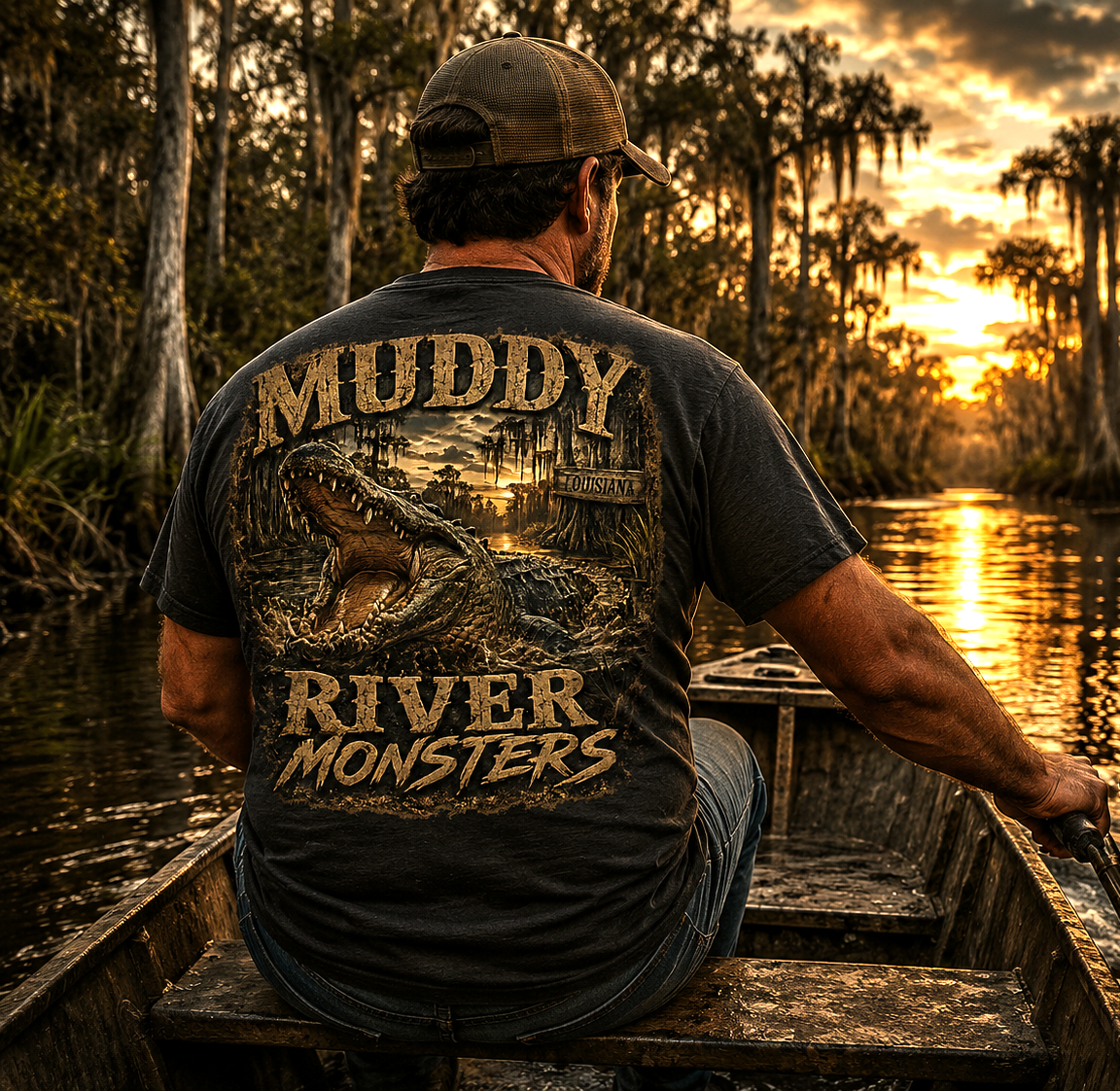 Muddy River Monsters Alligator - Timber & Tide Co. T-Shirt