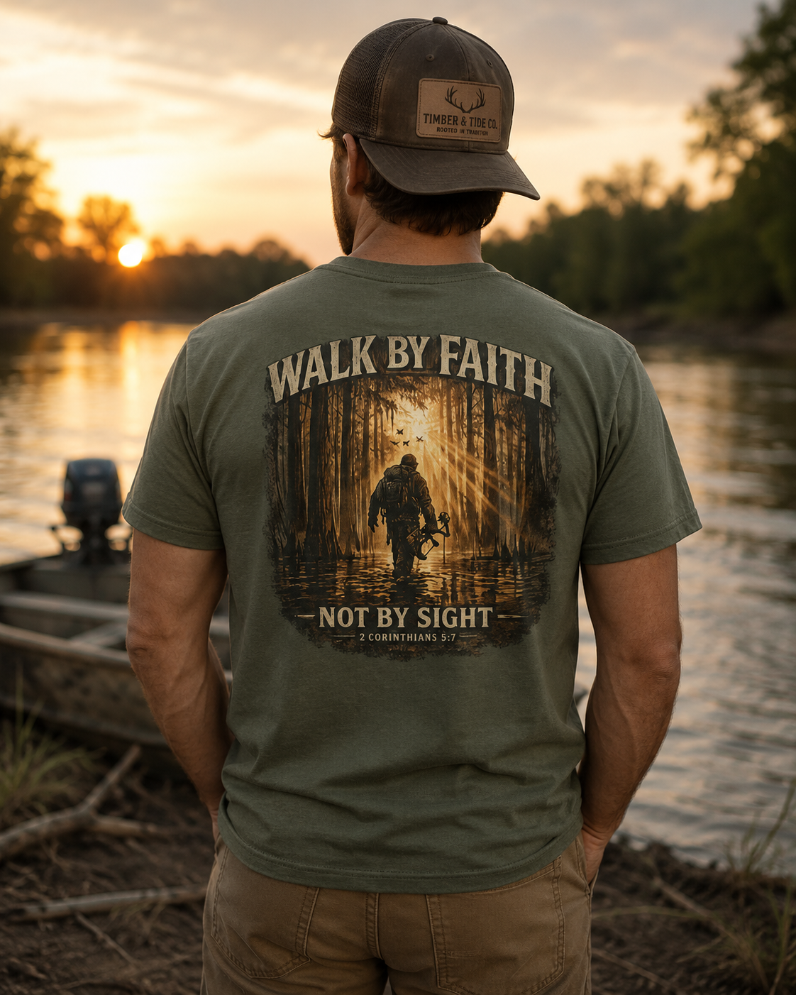 Walk by Faith Bowhunting T-Shirt